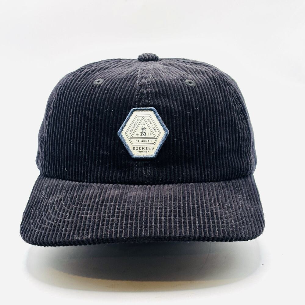 Dickies Black Corduroy Hat Los Angeles | New York | Fort Worth - One Size